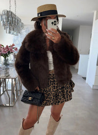 Lila Jacket in Brown