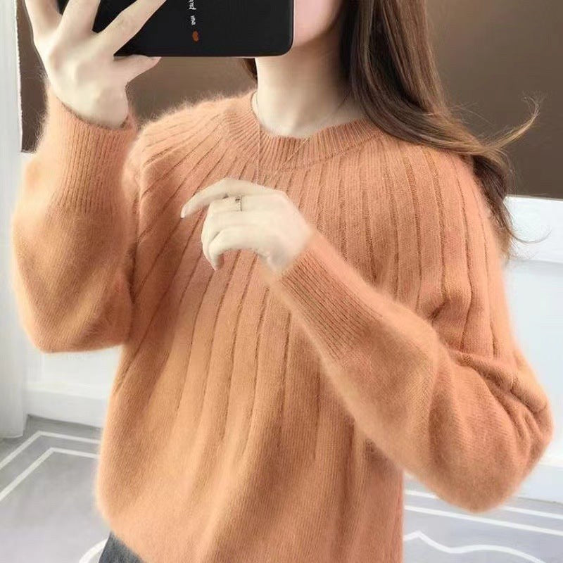 Lila Knit Sweater in Orange