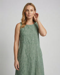 Lila Linen Blend Midi Dress
