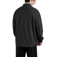 Lilian Blouse with Stand Collar and Long Sleeve