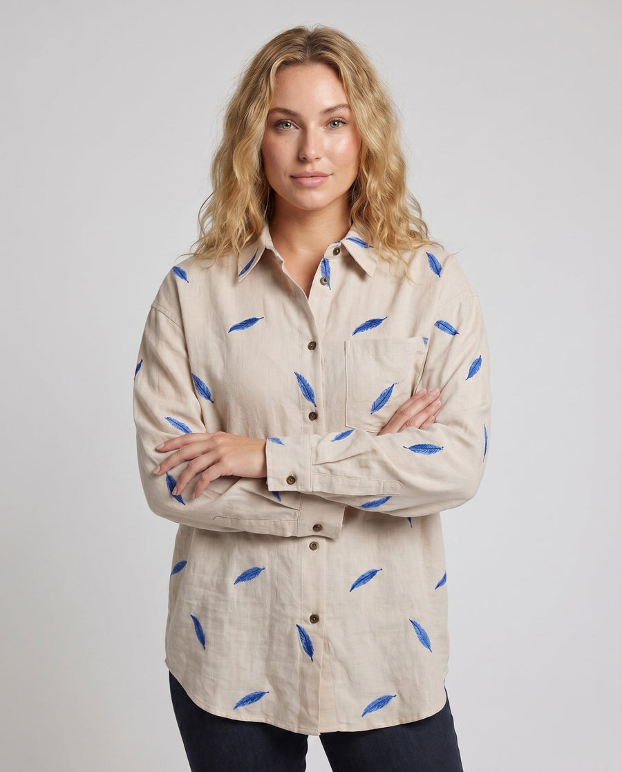 Lilian Casual Blouse with Button Front