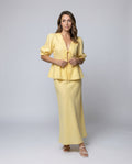 Lilian Elegant Linen Blouse with Fitted