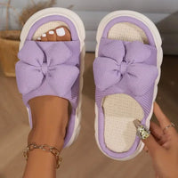 Lilo Bow Slides in Purple
