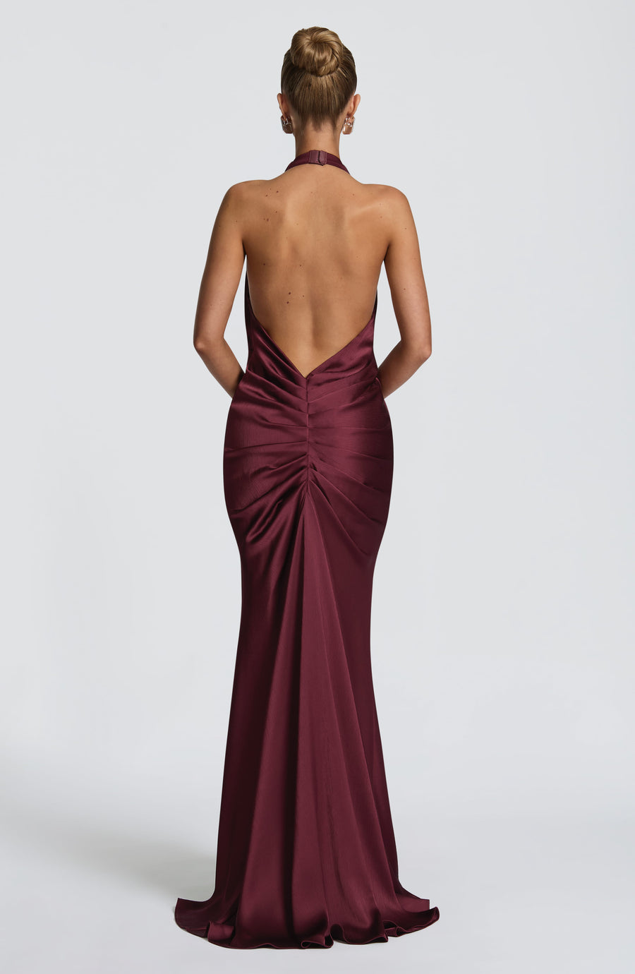 Letizia Gown – Cherry Lacquer