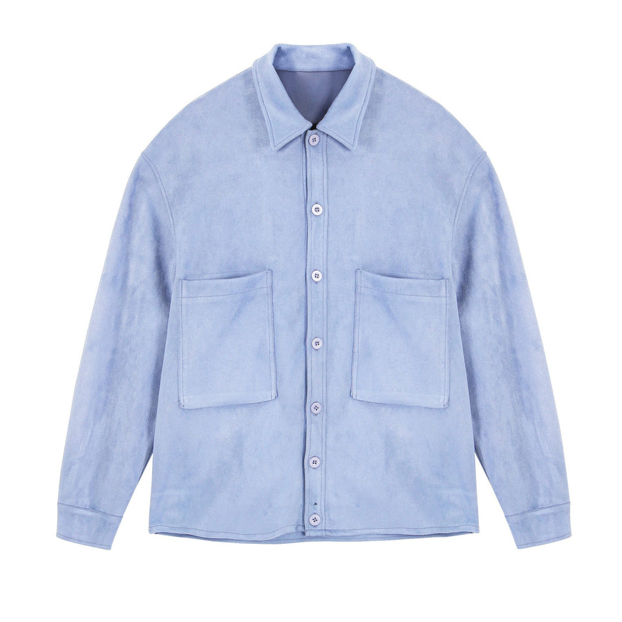 Linnea Casual Jacket with Pockets in Light Blue