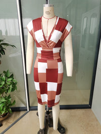 Linnea Dress in Brick Red