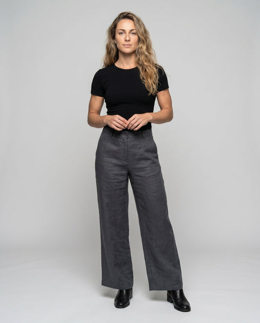 Linnea Elegant Linen Trousers