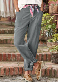 Lise™ Elegant & Relaxed Trousers in Gray