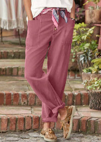 Lise™ Elegant & Relaxed Trousers in Pink