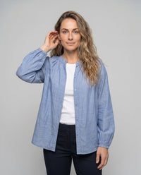 Lisette Elegant Linen Blouse