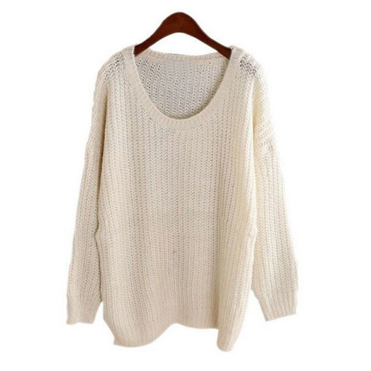 Lisette Knit Sweater in White