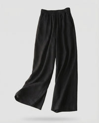 Lisette Linen Trousers in Black