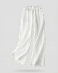 Lisette Linen Trousers in White