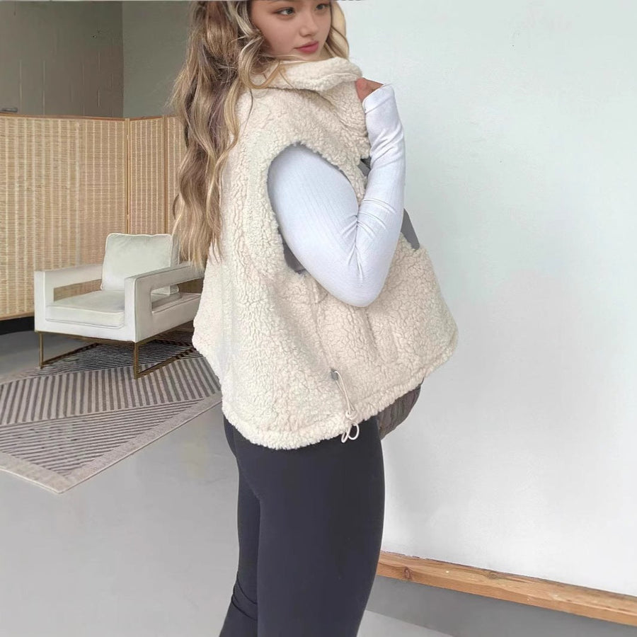 Lisette Vest with Zip Front