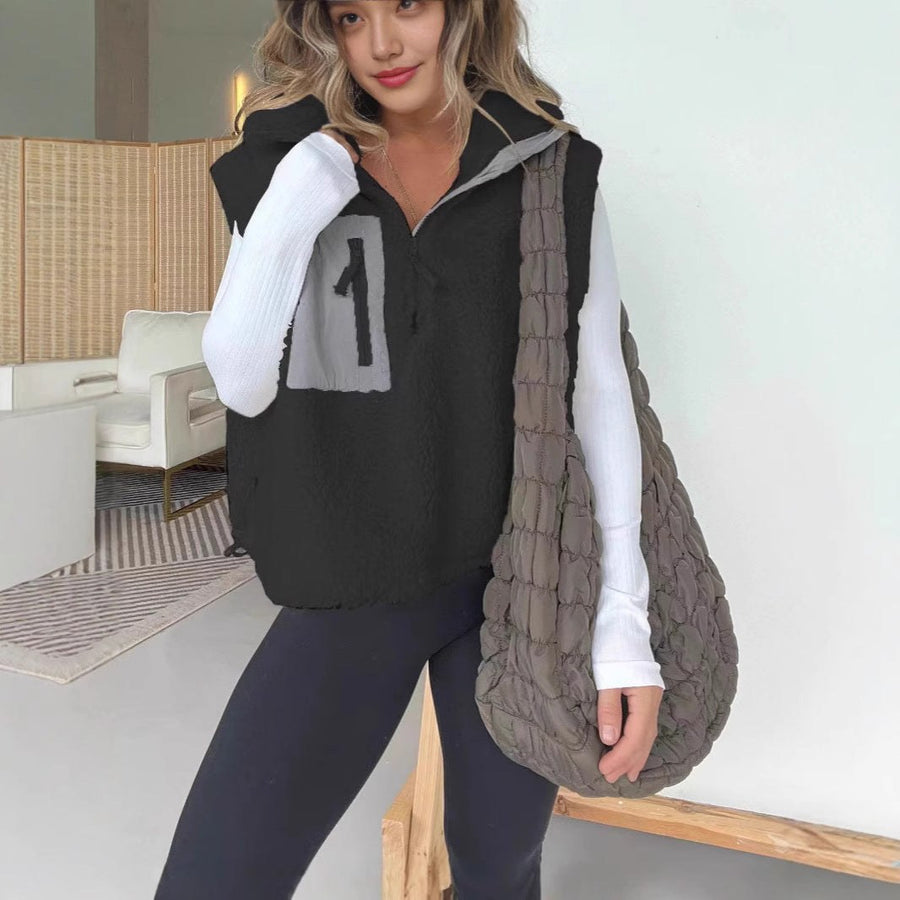 Lisette Vest with Zip Front