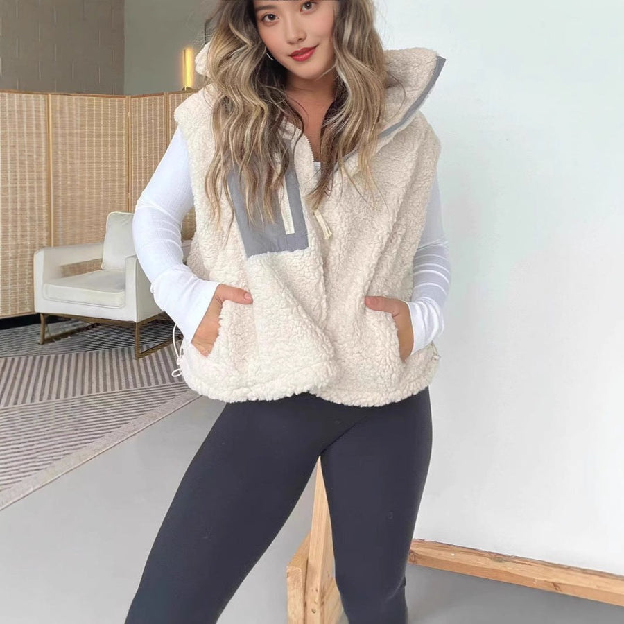 Lisette Vest with Zip Front