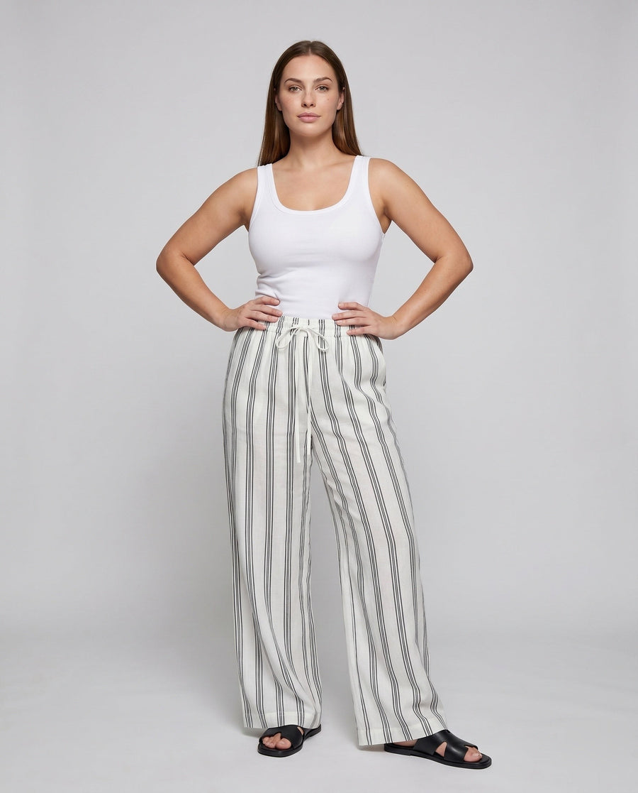Livia Elegant Linen Trousers