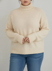 Lola Knit Sweater in Beige