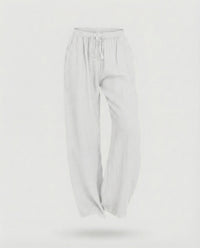 Lola Linen Trousers in White