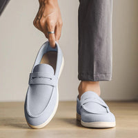 London Penny Loafer in Sky Bue