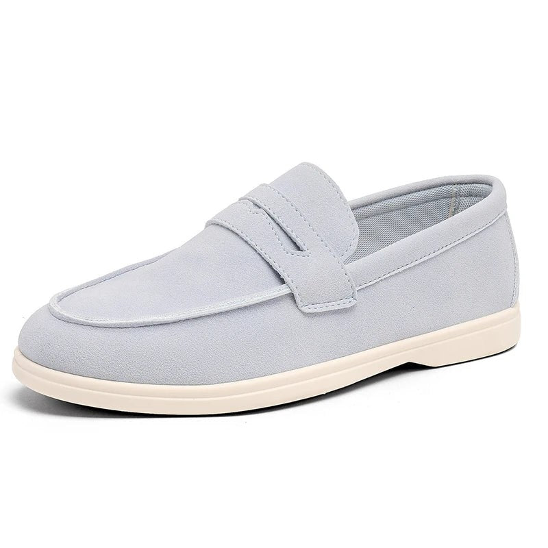 London Penny Loafer in Sky Bue