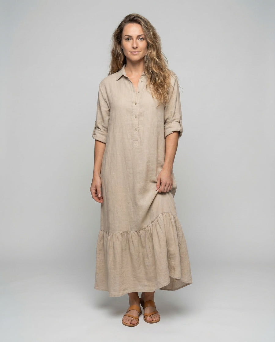 Lorelei Linen Maxi Dress