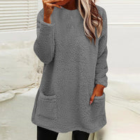 Lorelei Sweater with Pockets in Dark Grey