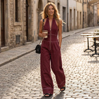 Lorelei Women's Wide Leg Halter Jumpsuit