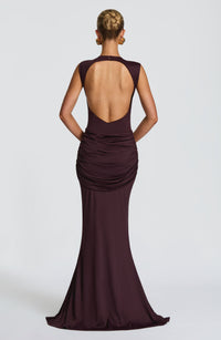 Faye Maxi Dress – Plum