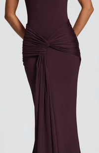 Faye Maxi Dress – Plum