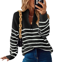 Lotte Casual Sweater with Zip Front