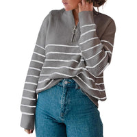 Lotte Casual Sweater with Zip Front