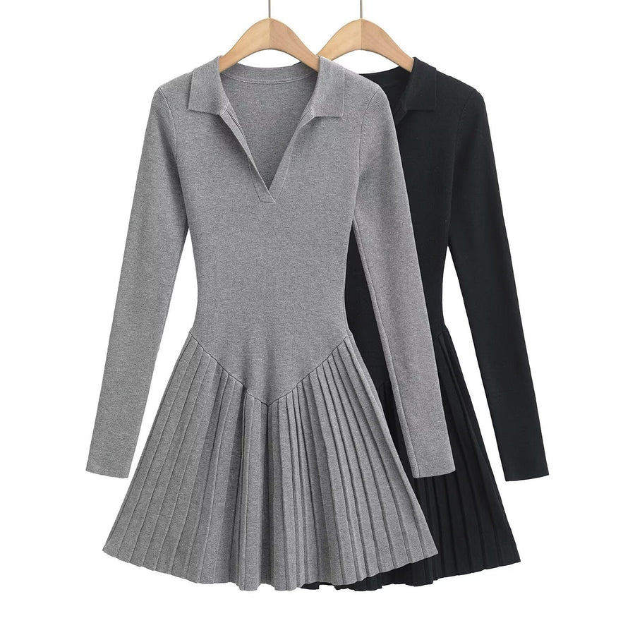 Lotte Dress with Pleated