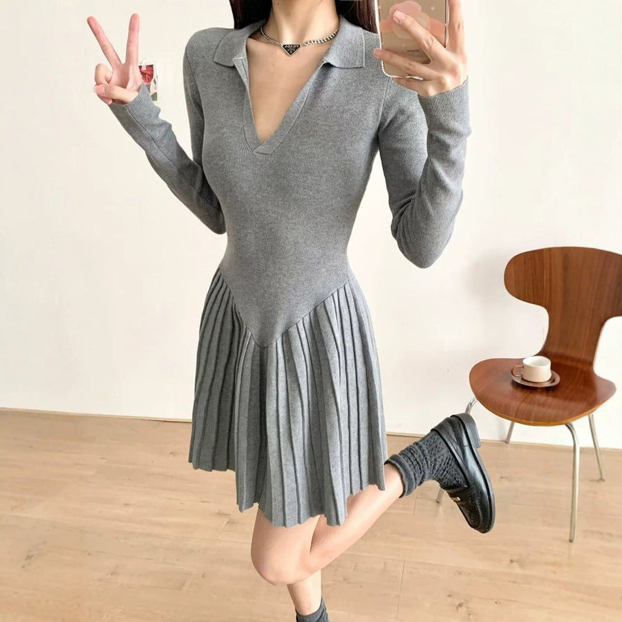 Lotte Dress with Pleated