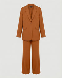 Lotte Elegant Blazer in Chocolate