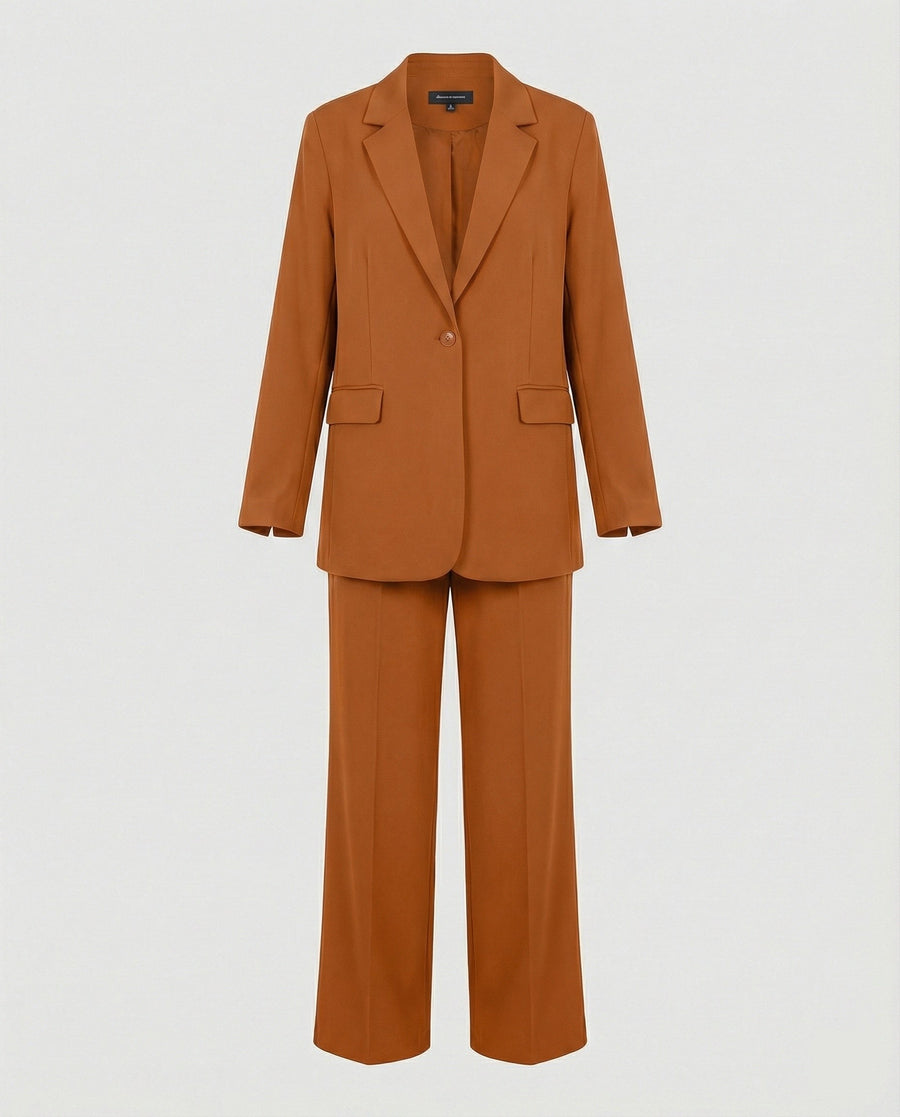 Lotte Elegant Blazer in Chocolate