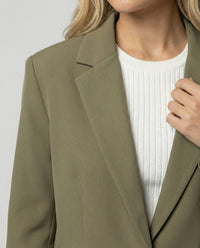 Lotte Elegant Blazer in Olive Green