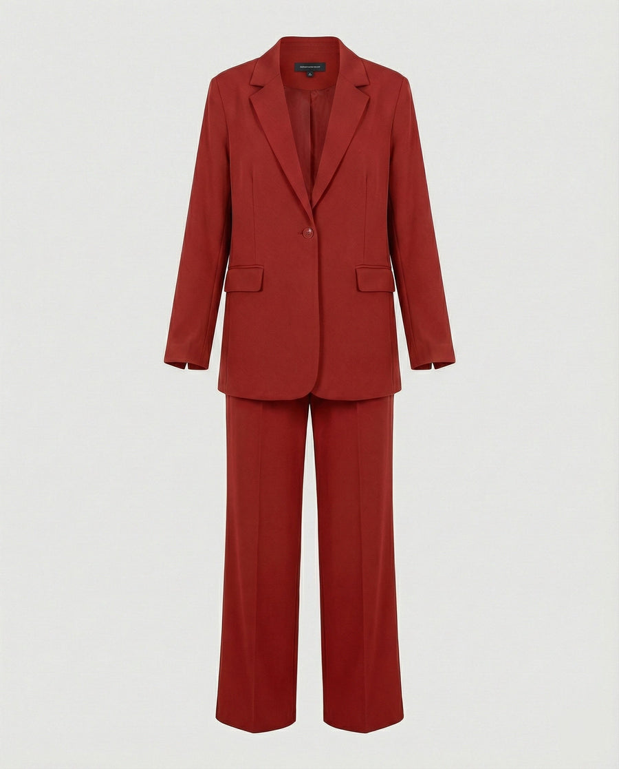 Lotte Elegant Blazer in Red