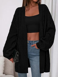 Lotte Knit Cardigan in Black
