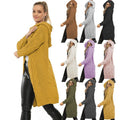 Lotte Knit Coat with Pockets and Hood