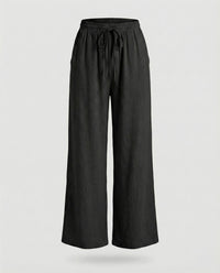 Lotte Linen Trousers in Black