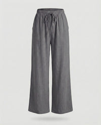 Lotte Linen Trousers in Grey