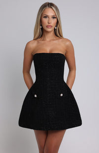 Kaia Mini Dress – Black