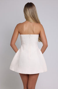 Kaia Mini Dress – Ivory