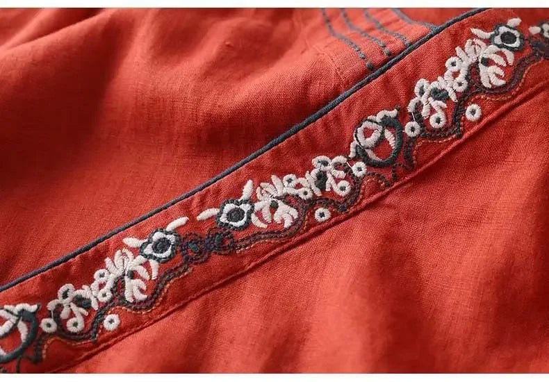 Lotus™ Relaxed Embroidered Breeze Blouse
