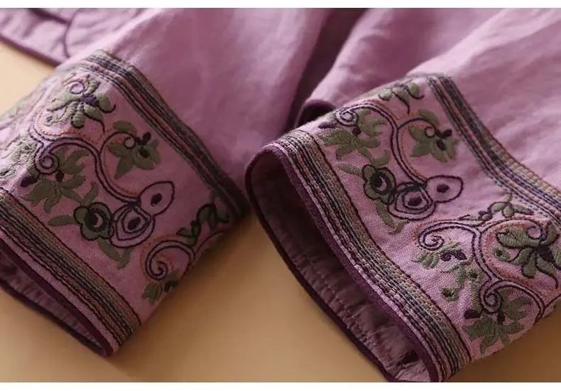 Lotus™ Relaxed Embroidered Breeze Blouse