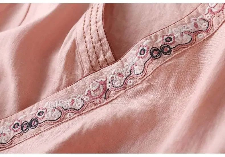 Lotus™ Relaxed Embroidered Breeze Blouse