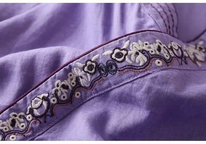Lotus™ Relaxed Embroidered Breeze Blouse