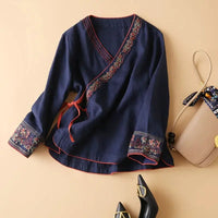 Lotus™ Relaxed Embroidered Breeze Blouse