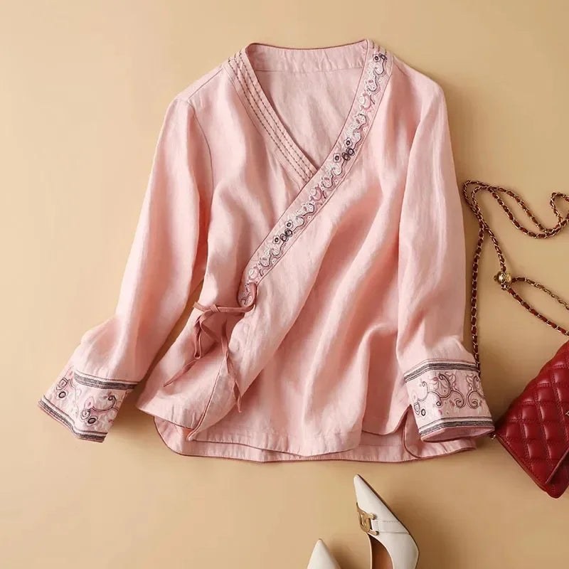 Lotus™ Relaxed Embroidered Breeze Blouse